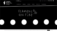 Desktop Screenshot of flamencoonfire.org
