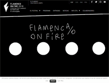 Tablet Screenshot of flamencoonfire.org